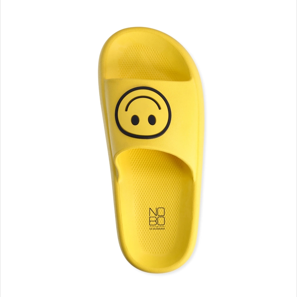 NOBO Yellow Smiley Face Sandals